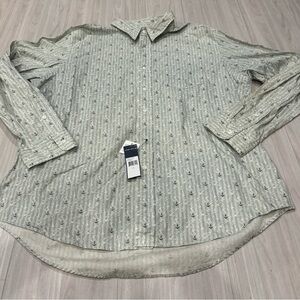 NWT Vintage Polo By Ralph Lauren Anchor Sailor Dress Men Shirt Size XL